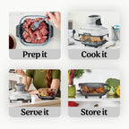 Crispi Portable Air Fryer 3.8L 4-In-1: Fry Roast