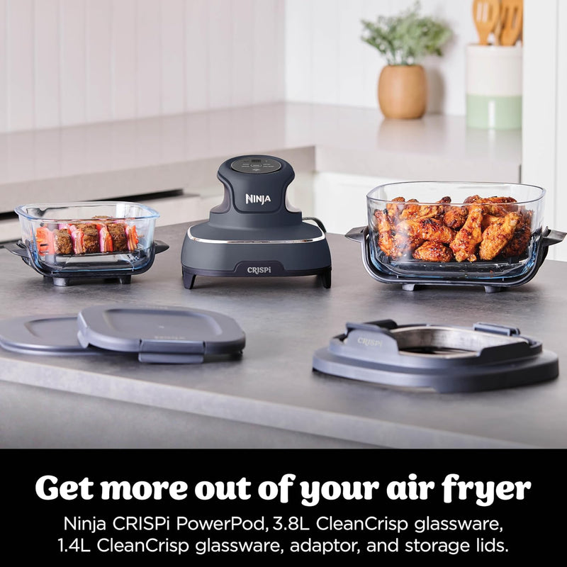 Crispi Portable Air Fryer 3.8L 4-In-1: Fry Roast