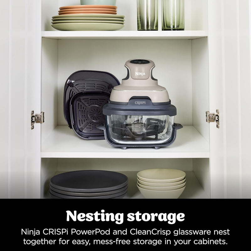 Crispi Portable Air Fryer 3.8L 4-In-1: Fry Roast