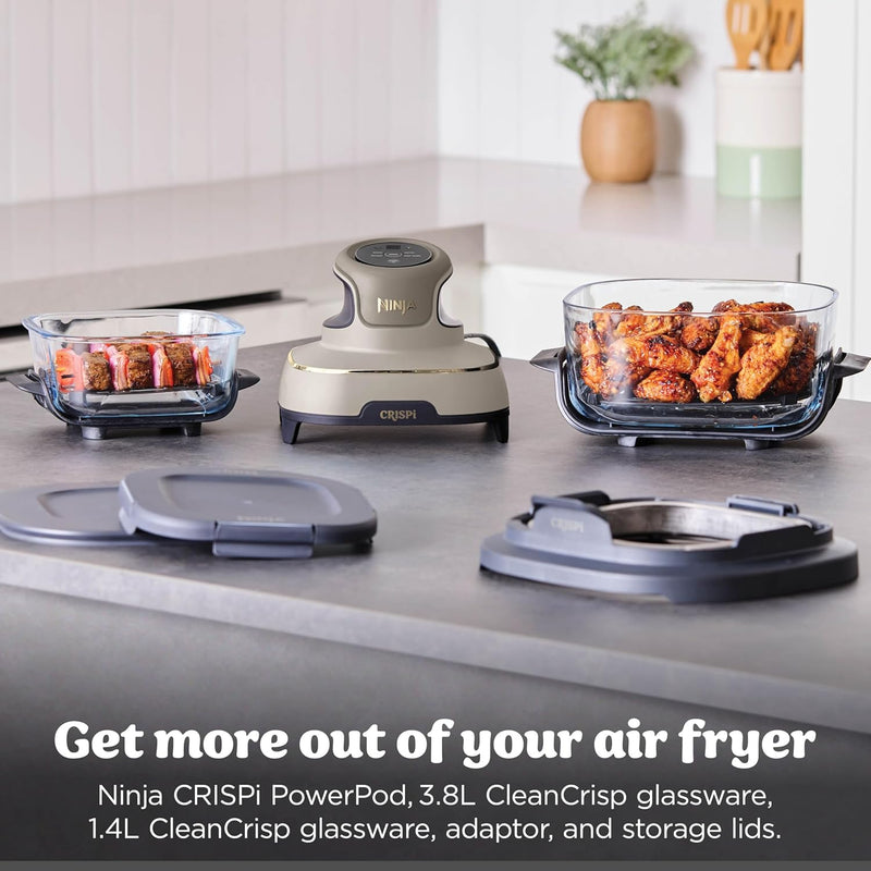 Crispi Portable Air Fryer 3.8L 4-In-1: Fry Roast