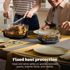 Crispi Portable Air Fryer 3.8L 4-In-1: Fry Roast