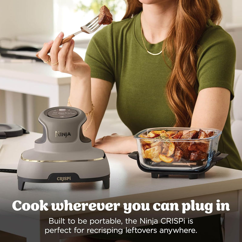 Crispi Portable Air Fryer 3.8L 4-In-1: Fry Roast