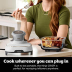 Crispi Portable Air Fryer 3.8L 4-In-1: Fry Roast