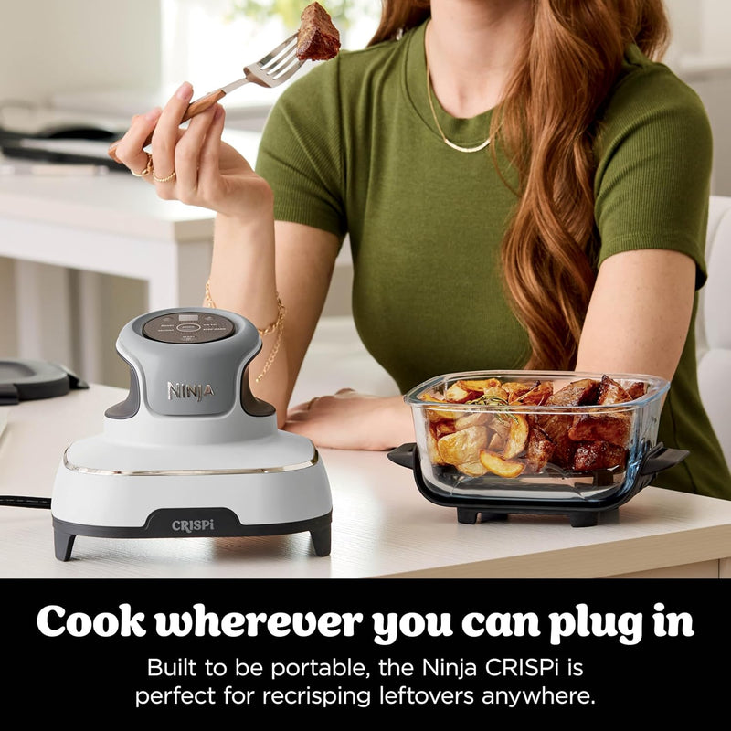 Crispi Portable Air Fryer 3.8L 4-In-1: Fry Roast