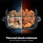 Crispi Portable Air Fryer 3.8L 4-In-1: Fry Roast