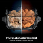 Crispi Portable Air Fryer 3.8L 4-In-1: Fry Roast