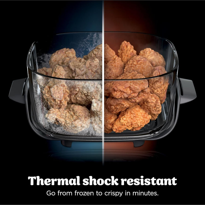 Crispi Portable Air Fryer 3.8L 4-In-1: Fry Roast