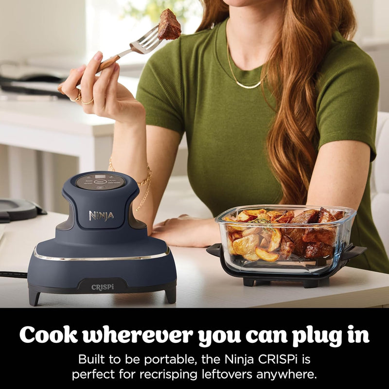 Crispi Portable Air Fryer 3.8L 4-In-1: Fry Roast