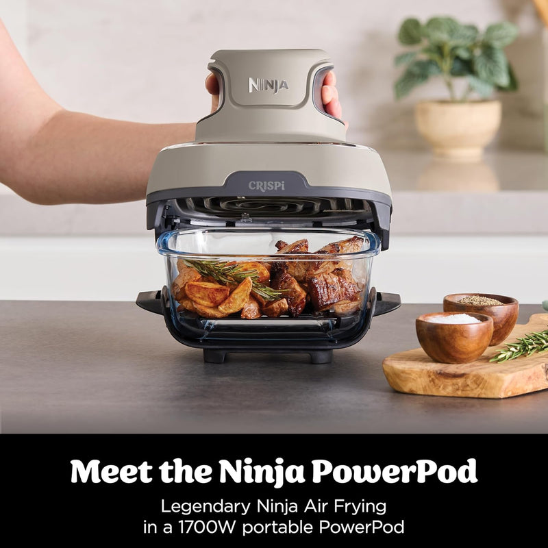 Crispi Portable Air Fryer 3.8L 4-In-1: Fry Roast