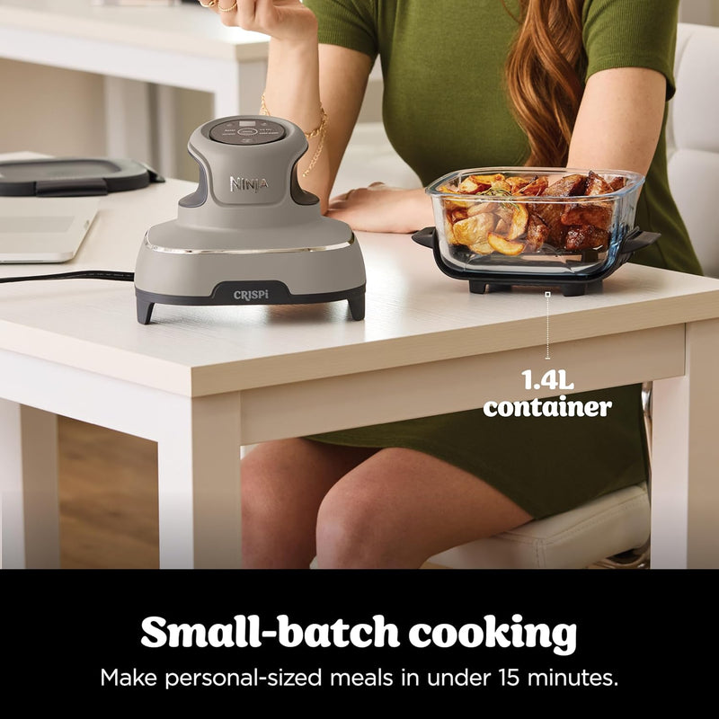 Crispi Portable Air Fryer 3.8L 4-In-1: Fry Roast