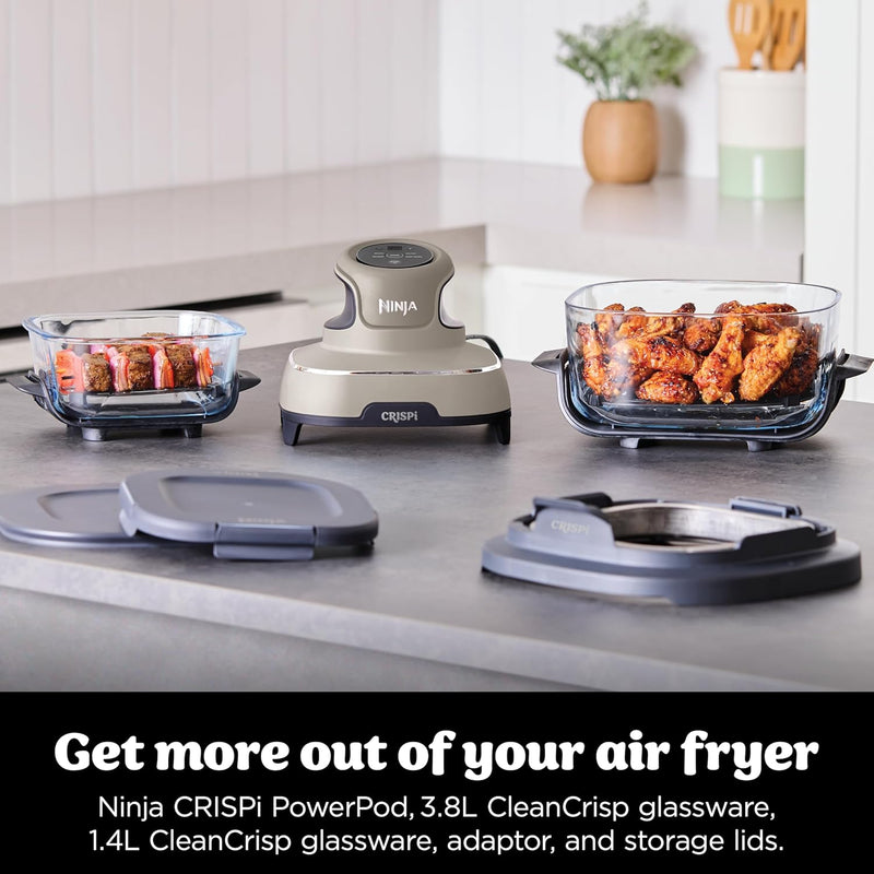 Crispi Portable Air Fryer 3.8L 4-In-1: Fry Roast