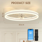 Niorsun Ceiling Fans with Lights and Remote