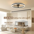 Niorsun Ceiling Fans with Lights and Remote