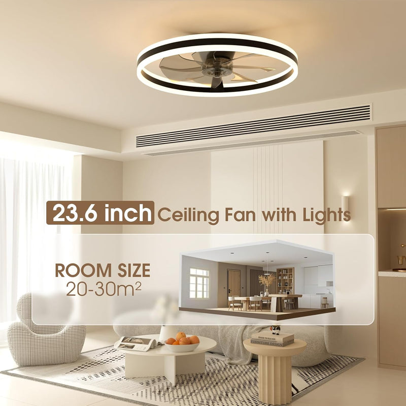 Ceiling Fans with Lights and Remote Modern