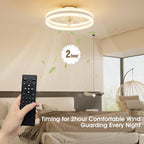 Niorsun Ceiling Fans with Lights and Remote