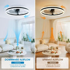 Niorsun Ceiling Fans with Lights and Remote