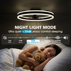 Niorsun Ceiling Fans with Lights and Remote