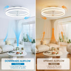 Niorsun Ceiling Fans with Lights and Remote
