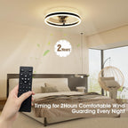 Niorsun Ceiling Fans with Lights and Remote