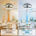 Niorsun Ceiling Fans with Lights and Remote