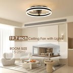 Niorsun Ceiling Fans with Lights and Remote