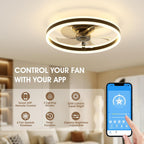Niorsun Ceiling Fans with Lights and Remote