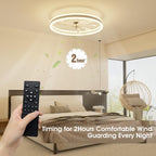 Niorsun Ceiling Fans with Lights and Remote