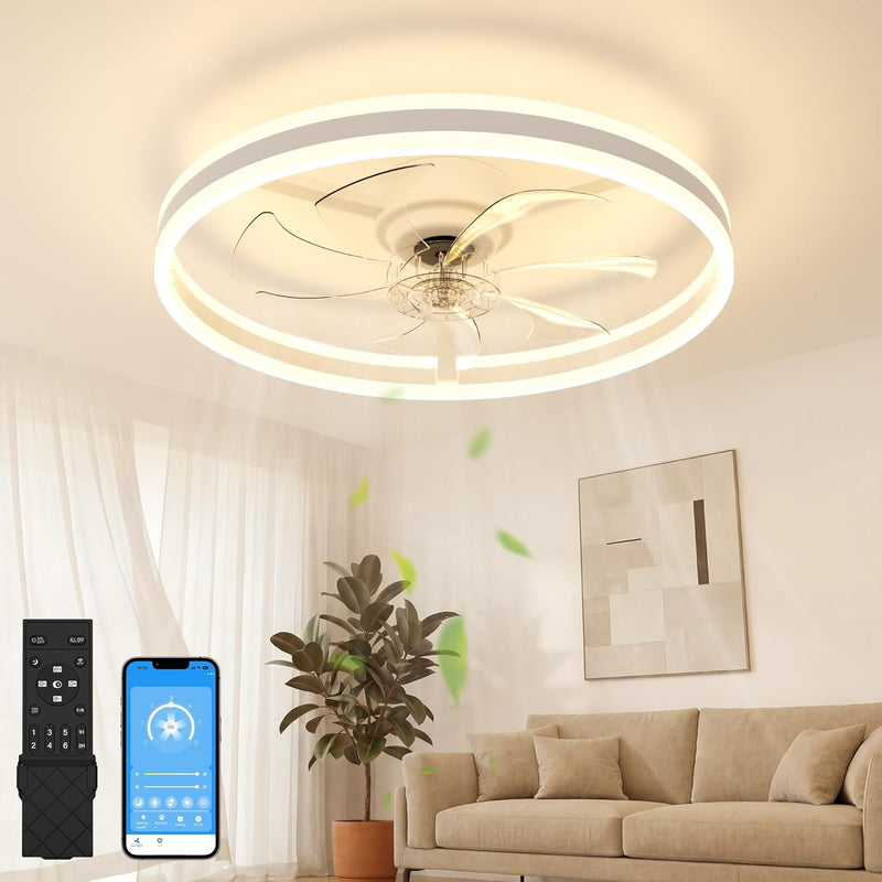 Ceiling Fans with Lights and Remote Modern