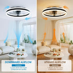 Niorsun Ceiling Fans with Lights and Remote
