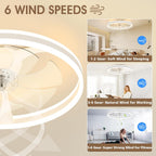 Niorsun Ceiling Fans with Lights and Remote