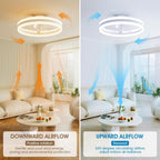 Niorsun Ceiling Fans with Lights and Remote