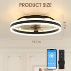 Niorsun Ceiling Fans with Lights and Remote