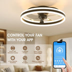 Niorsun Ceiling Fans with Lights and Remote