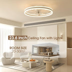 Niorsun Ceiling Fans with Lights and Remote