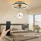 Niorsun Ceiling Fans with Lights and Remote