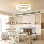 Niorsun Ceiling Fans with Lights and Remote