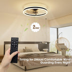 Niorsun Ceiling Fans with Lights and Remote