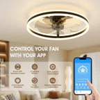 Niorsun Ceiling Fans with Lights and Remote
