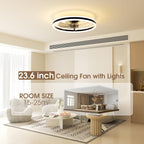 Niorsun Ceiling Fans with Lights and Remote