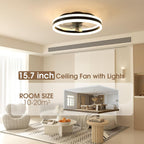 Niorsun Ceiling Fans with Lights and Remote