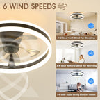 Niorsun Ceiling Fans with Lights and Remote