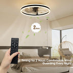 Niorsun Ceiling Fans with Lights and Remote