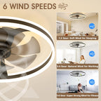 Niorsun Ceiling Fans with Lights and Remote