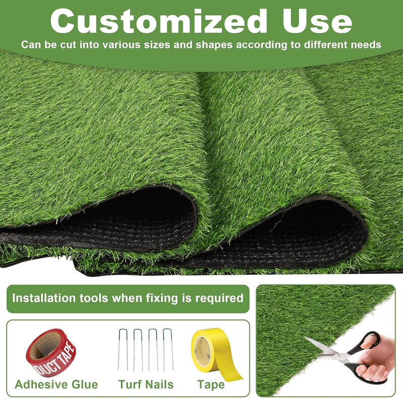 Artificial Turf Grass Rug 1m X 10m UV
