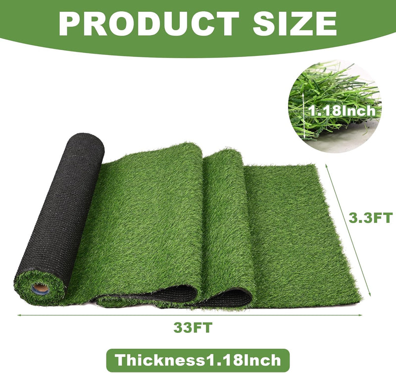 Artificial Turf Grass Rug 1m X 10m UV