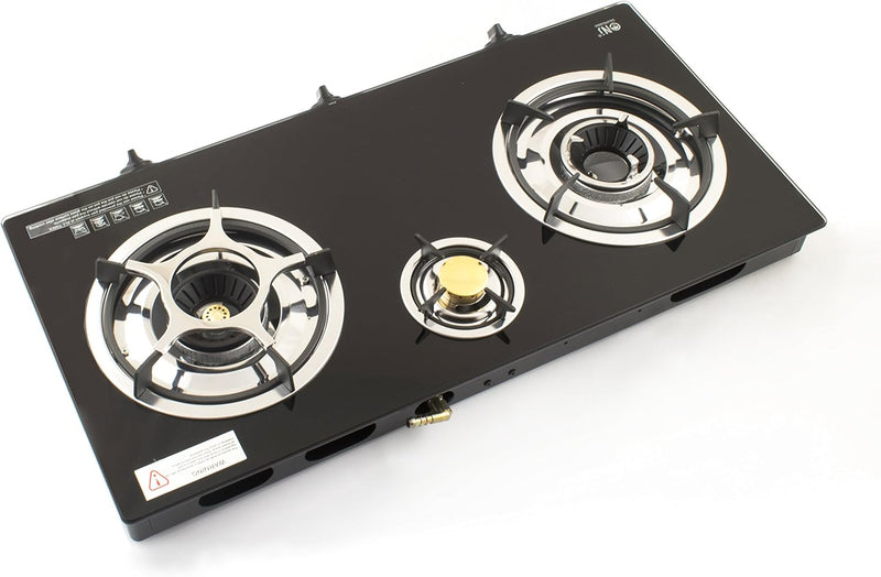 Nj Indoor Gas Stove 3 Burner Portable Hob