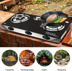 Nj Indoor Gas Stove 3 Burner Portable Hob