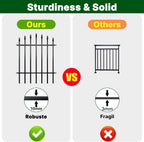 No Dig Garden Fence Panels 91CM