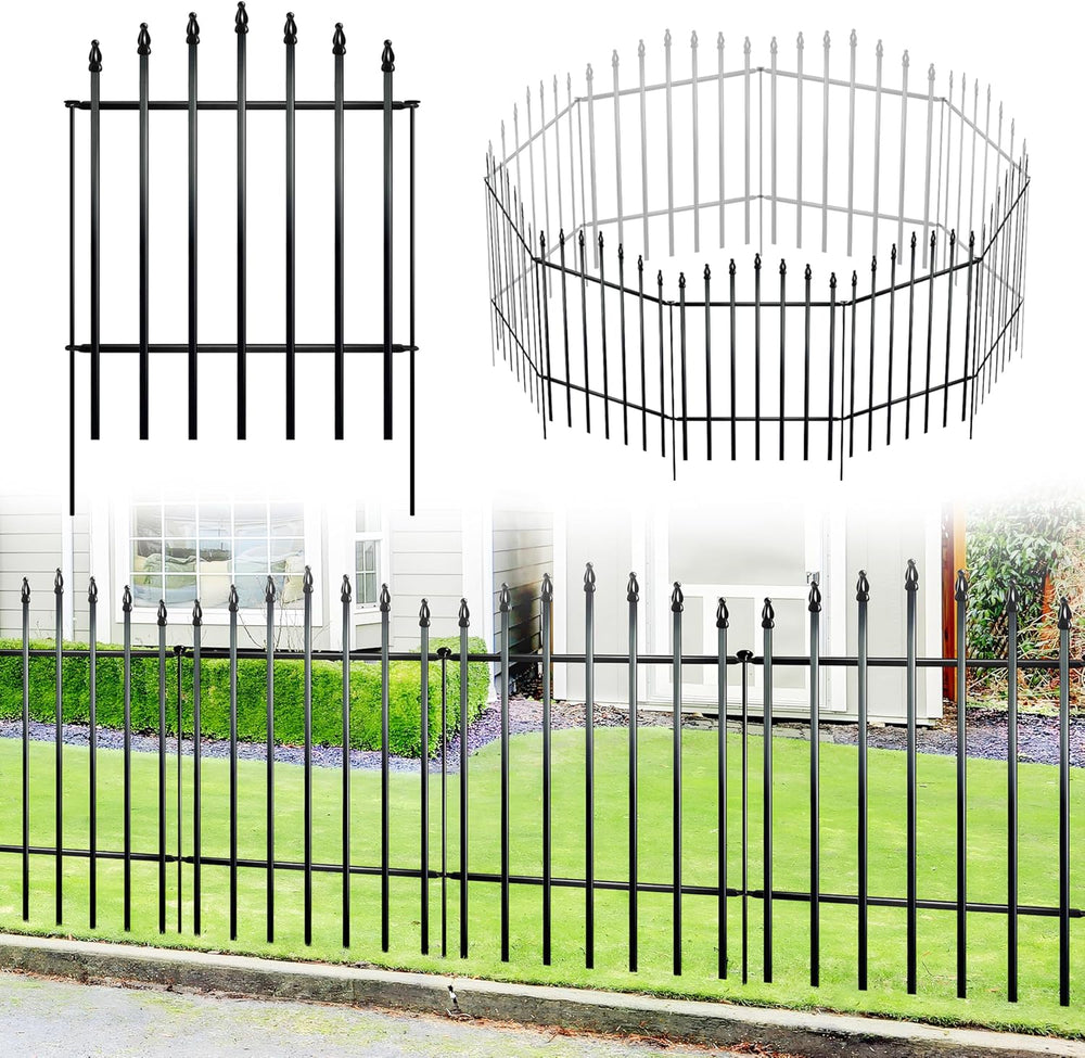 No Dig Garden Fence Panels 91CM