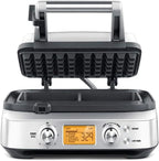 No-Mess Waffle Maker 7 Browning Settings Brushed Stainless